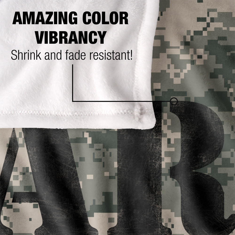 Army Camo 50x60 Blanket
