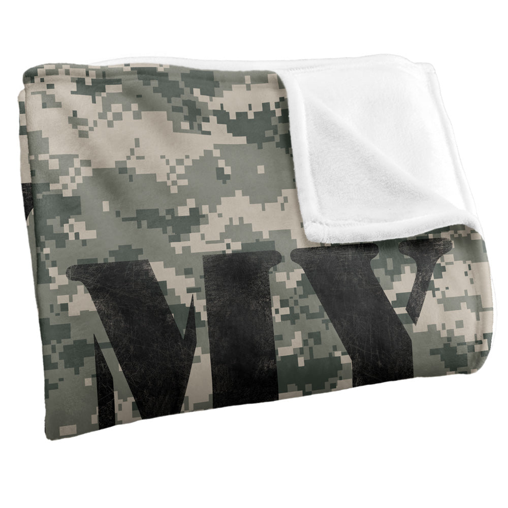 Army Camo 50x60 Blanket