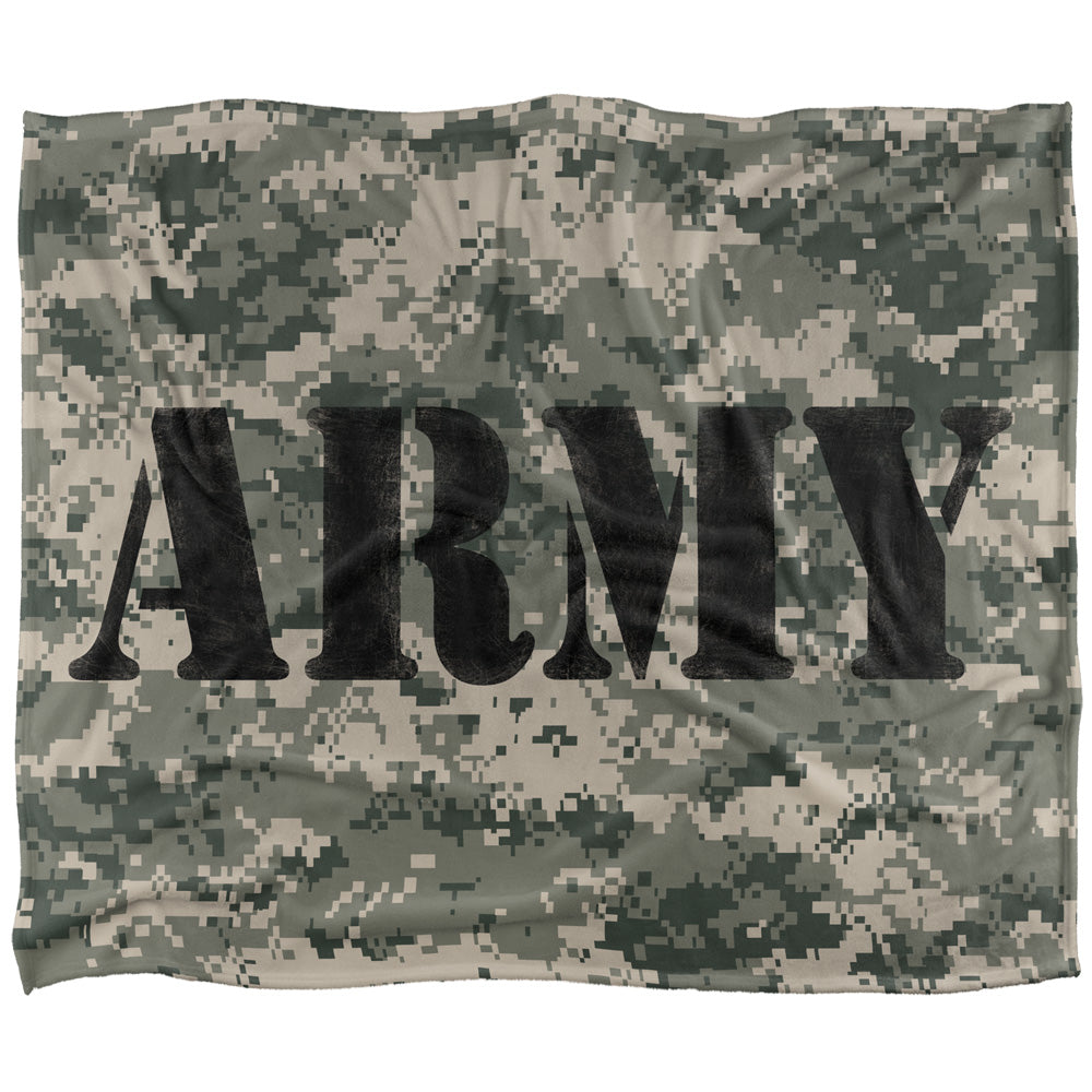 Army Camo 50x60 Blanket