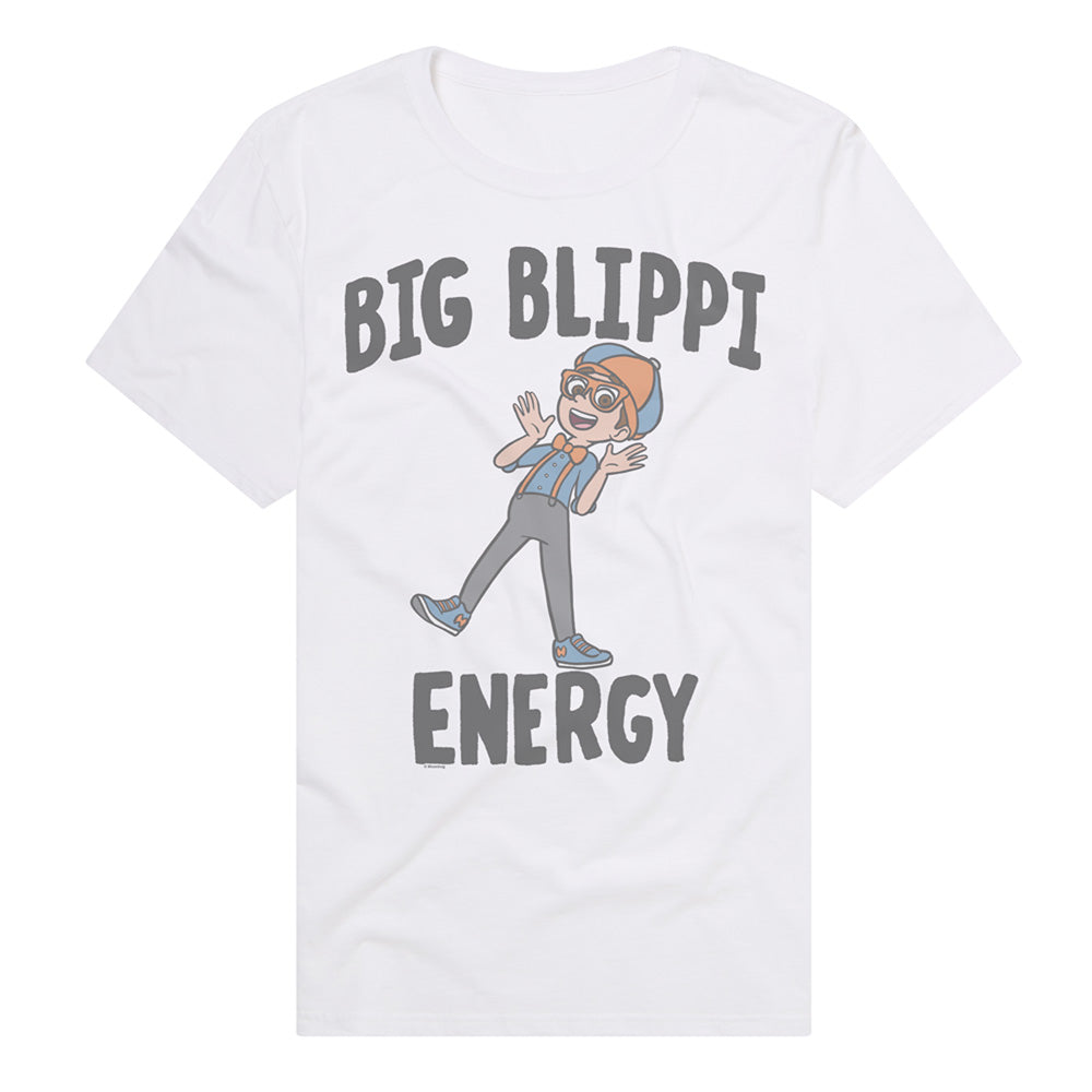 Big Blippi Energy Adult Unisex T Shirt and Sweatshirt White