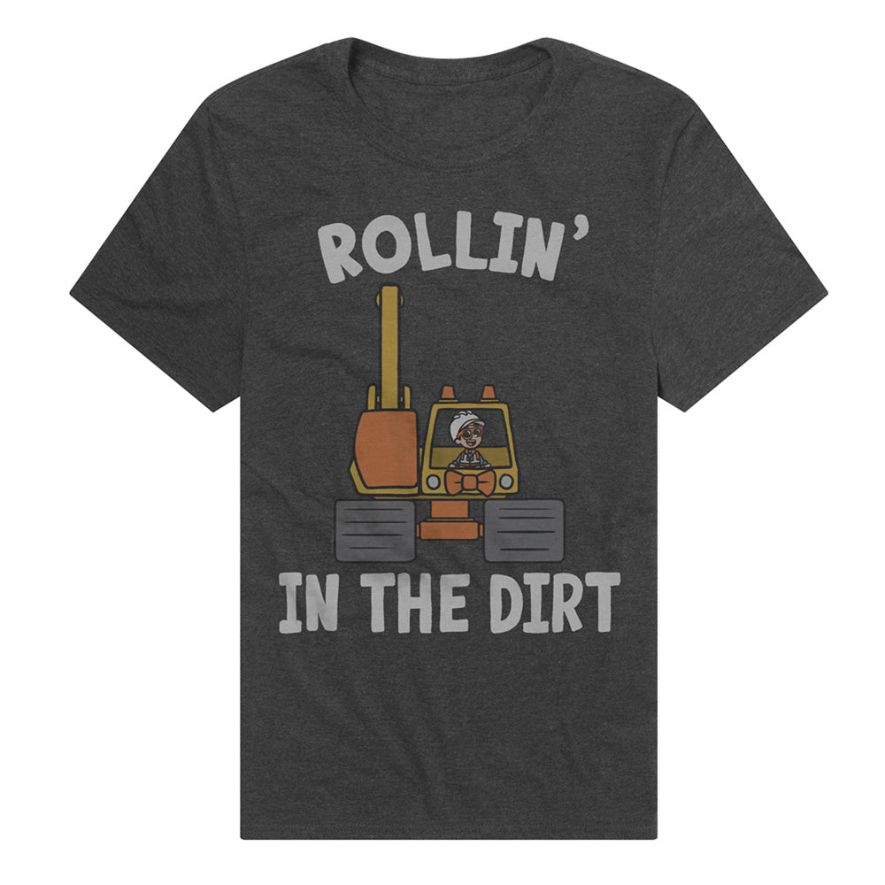 Rollin' In The Dirt Blippi Adult Unisex T Shirt and Sweatshirt Black