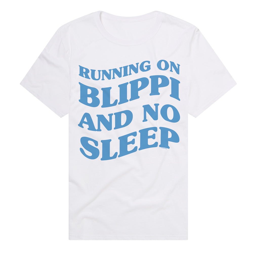Running on Blippi and No Sleep Adult Unisex T Shirt and Sweatshirt White