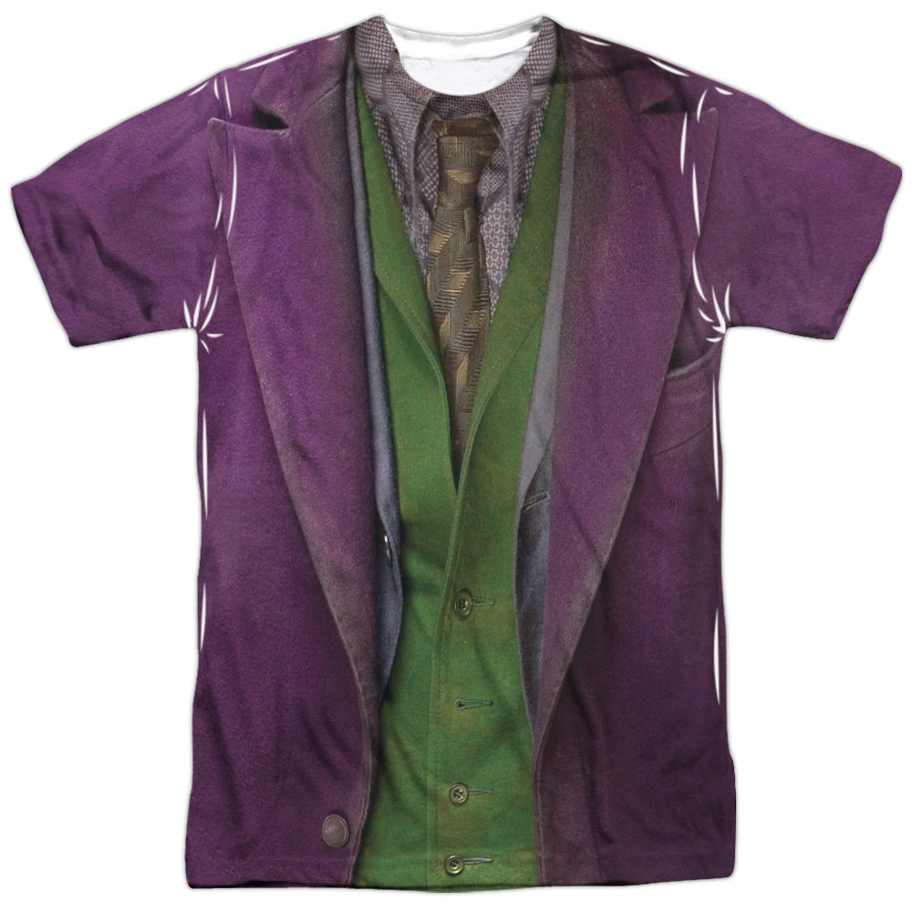 The Joker Dark Knight Uniform Batman Double-Sided Sublimated Costume Adult T Shirt