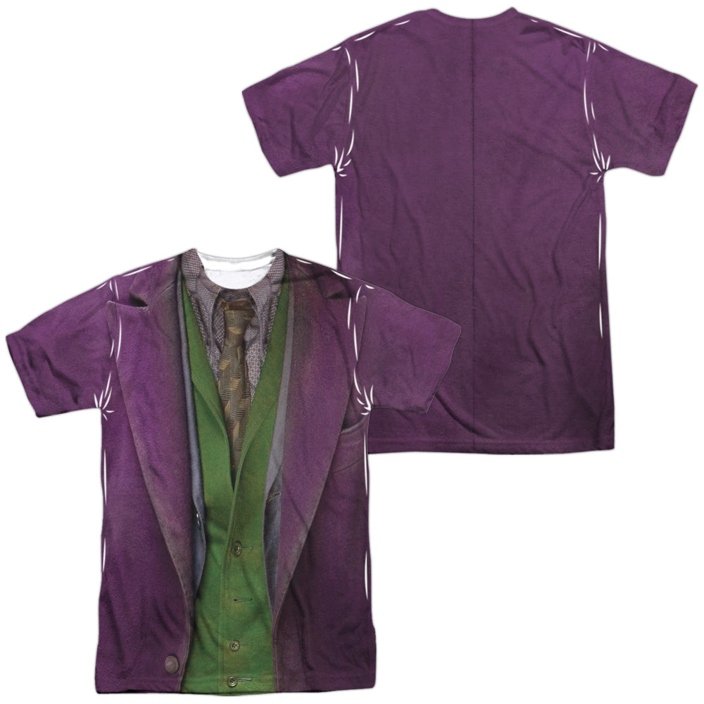 The Joker Dark Knight Uniform Batman Double-Sided Sublimated Costume Adult T Shirt