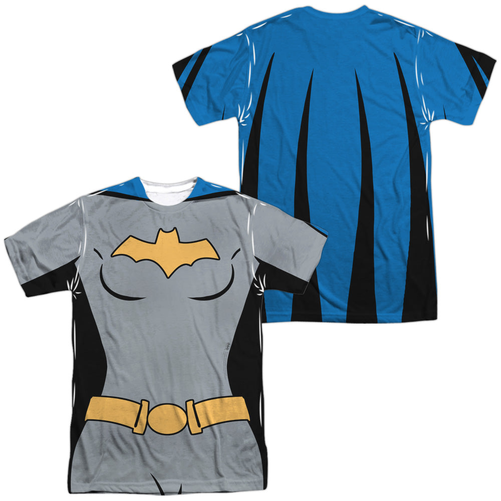 Batman The Animated Series Batgirl Uniform Mens Sublimation Shirt Size XL White