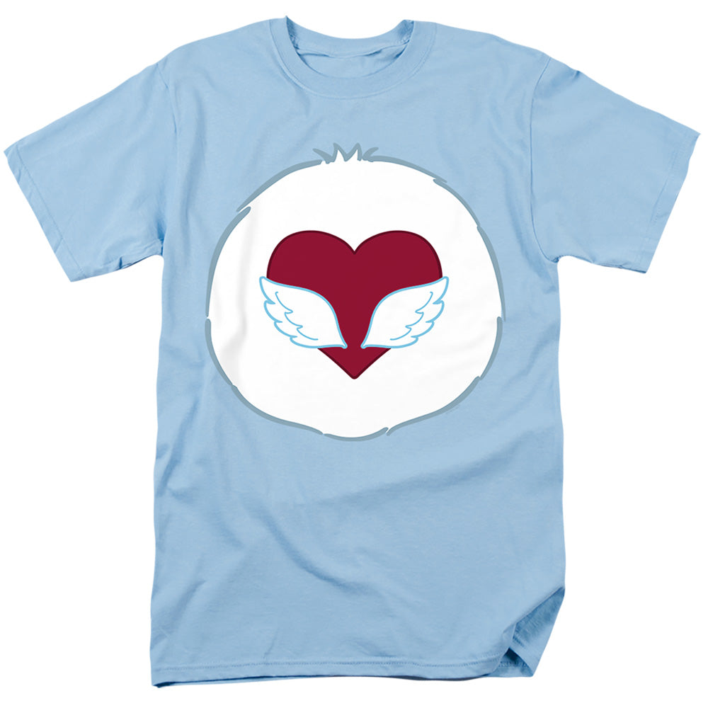 Care Bears Swift Heart Rabbit Belly Adult Unisex T Shirt Light Blue
