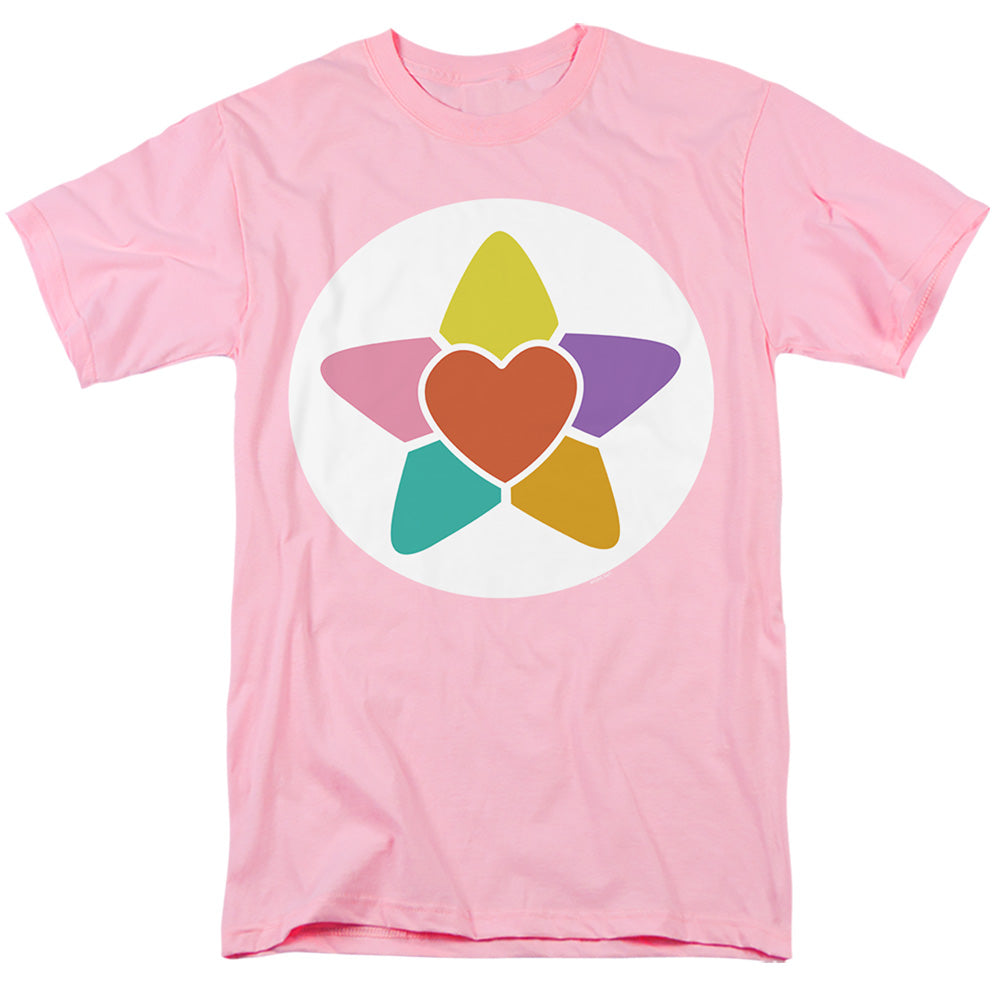 Care Bears: Unlock the Magic True Heart Bear Belly Adult Unisex T Shirt Pink