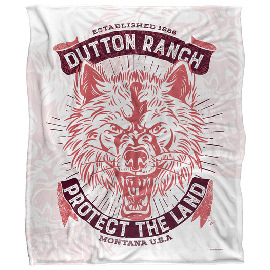 Protect the Land Wolf 50x60 Blanket