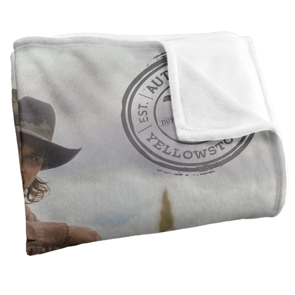 Kayce on the Fence 50x60 Blanket