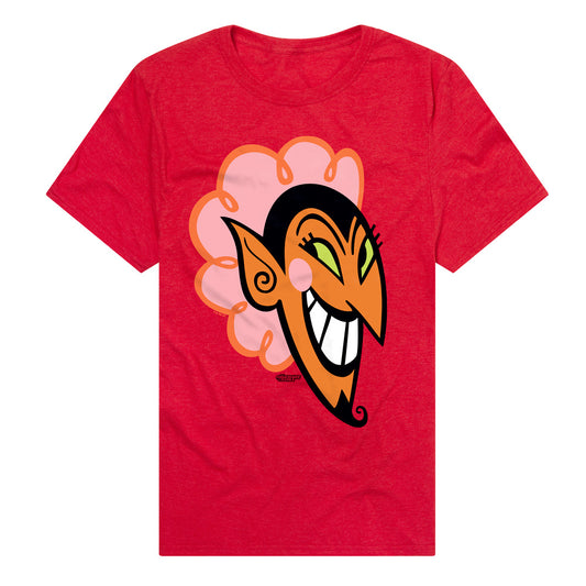 The Powerpuff Girls Him Devil Face Adult Unisex T Shirt Red