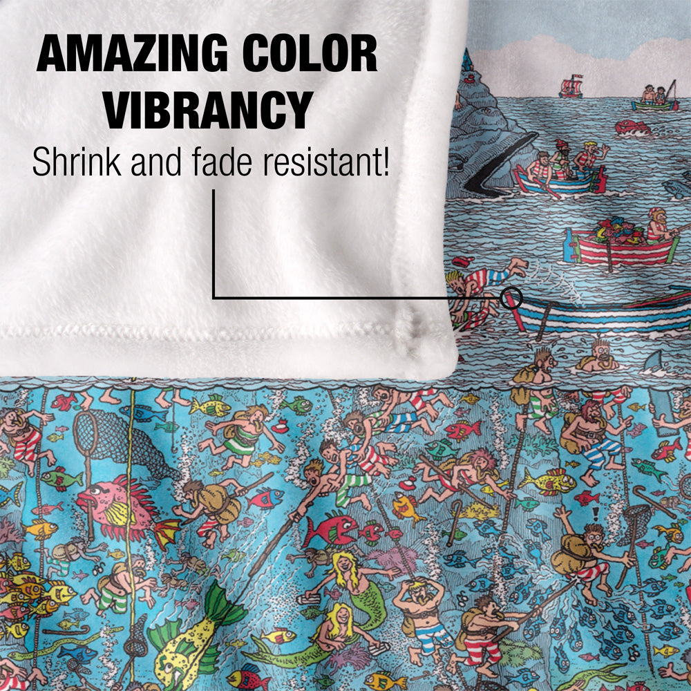 Where's Waldo 50x60 Blanket