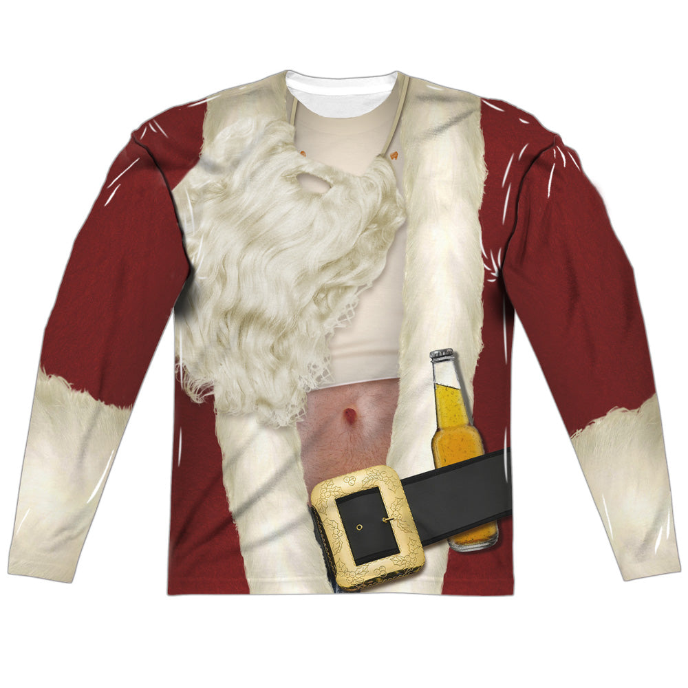 Bad Santa Long Sleeve Double-Sided Sublimated Costume Adult T Shirt