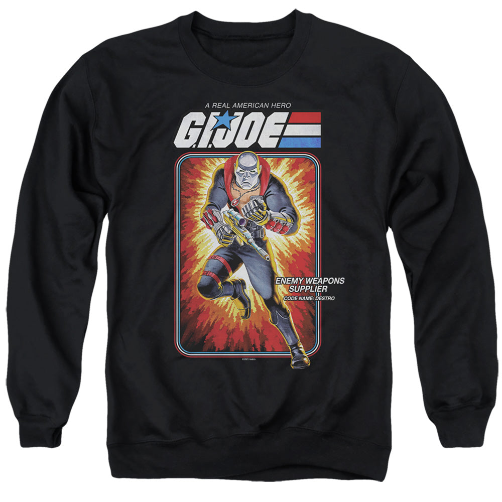 G.I. Joe Destro Card Adult Unisex T Shirt Charcoal