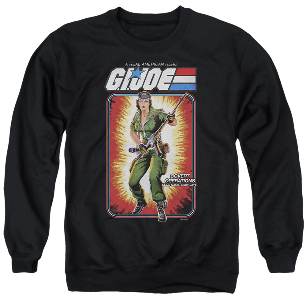 G.I. Joe Lady Jaye Card Adult Unisex T Shirt Charcoal