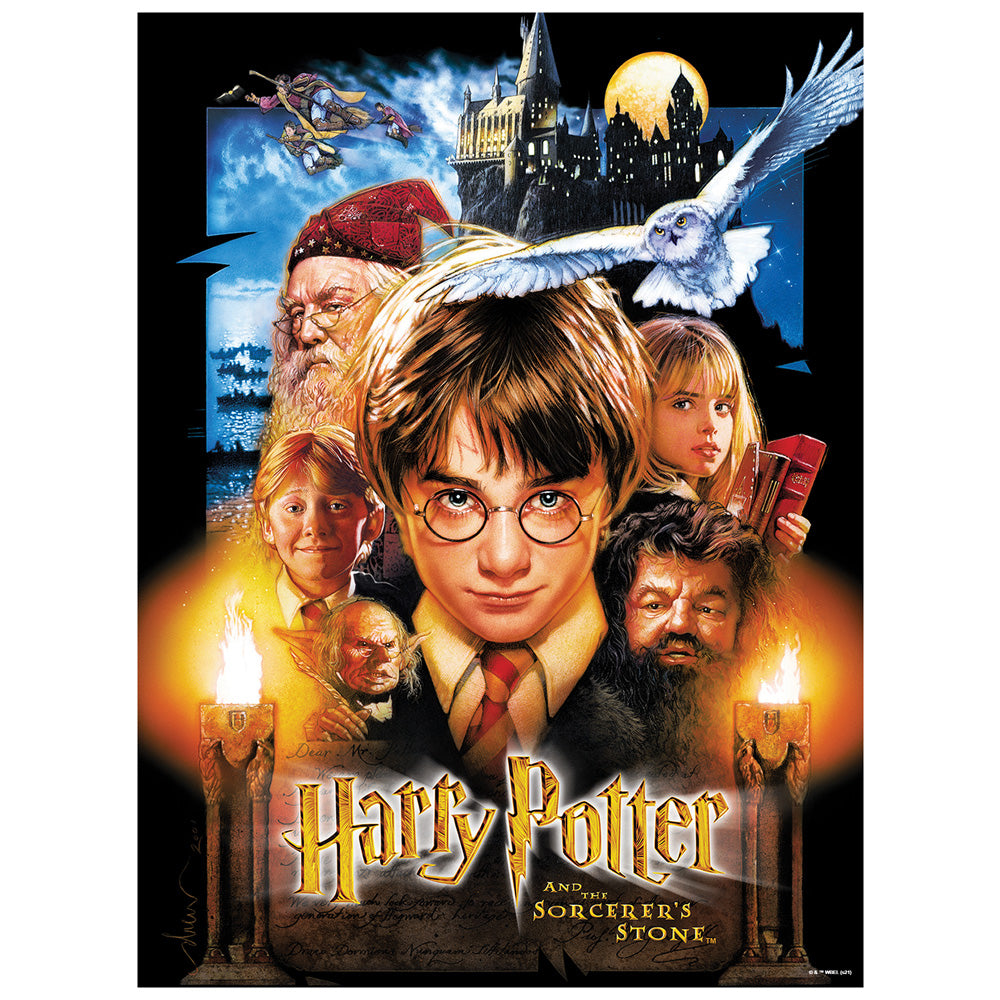 Harry Potter and The Sorcerer's Stone 500 Piece Jigsaw Puzzle for Adults, 16" L X 21.5" W