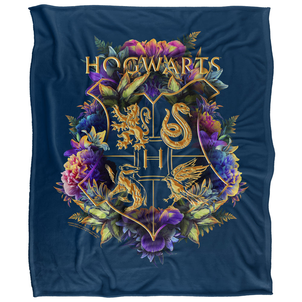 Floral Crest 50x60 Blanket