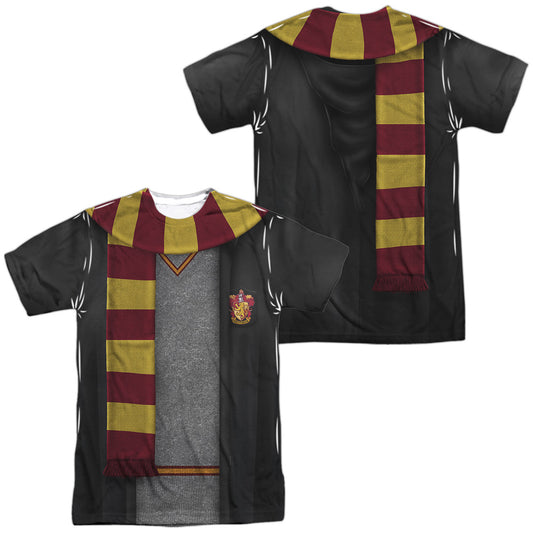 Harry Potter Gryffindor Block Scarf Double-Sided Sublimated Costume Adult T Shirt