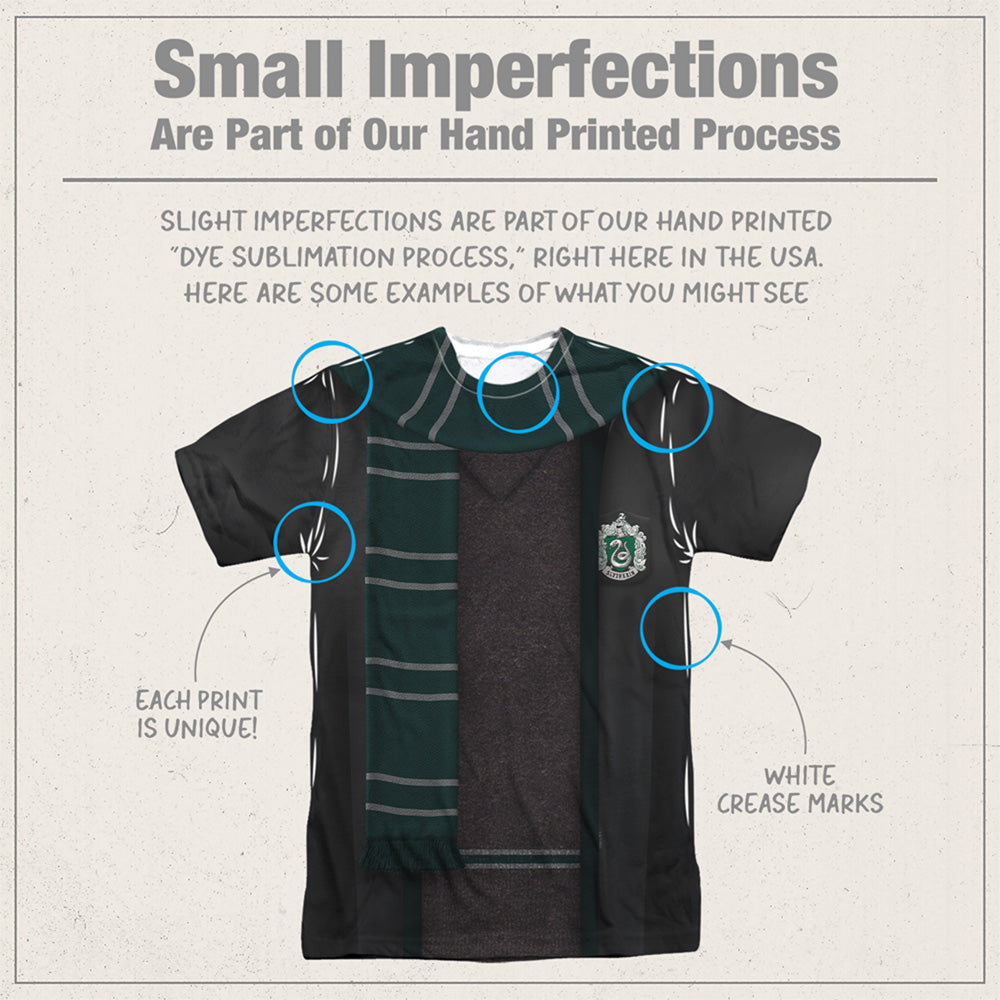 Harry Potter Slytherin Thin Scarf Double-Sided Adult Sublimated Costume Adult T Shirt