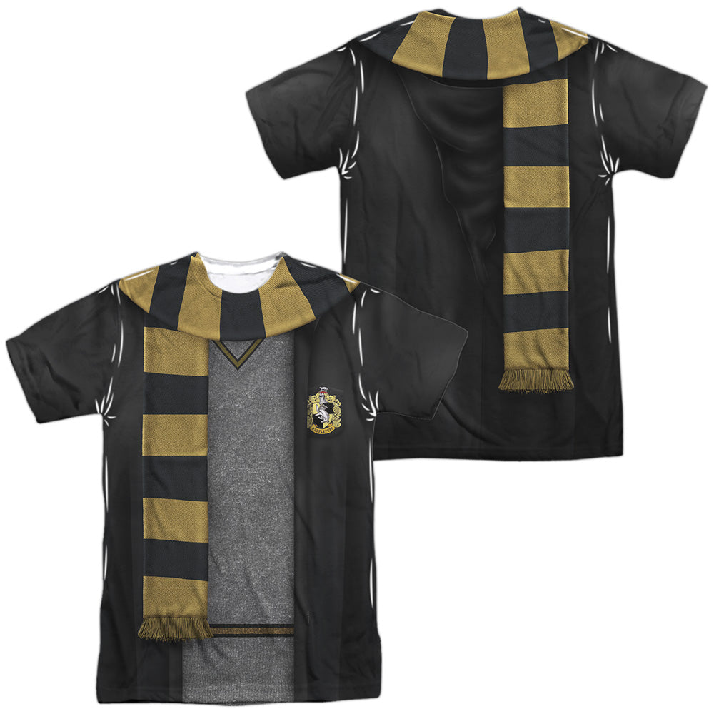 Harry Potter Hufflepuff Block Scarf Double-Sided Adult Sublimated Costume Adult T Shirt