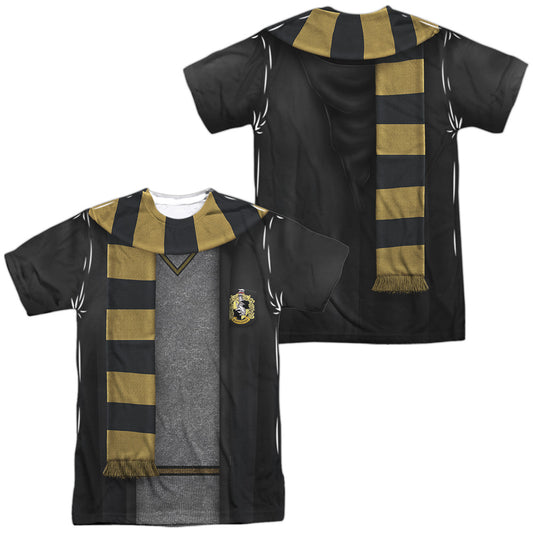 Harry Potter Hufflepuff Block Scarf Double-Sided Adult Sublimated Costume Adult T Shirt