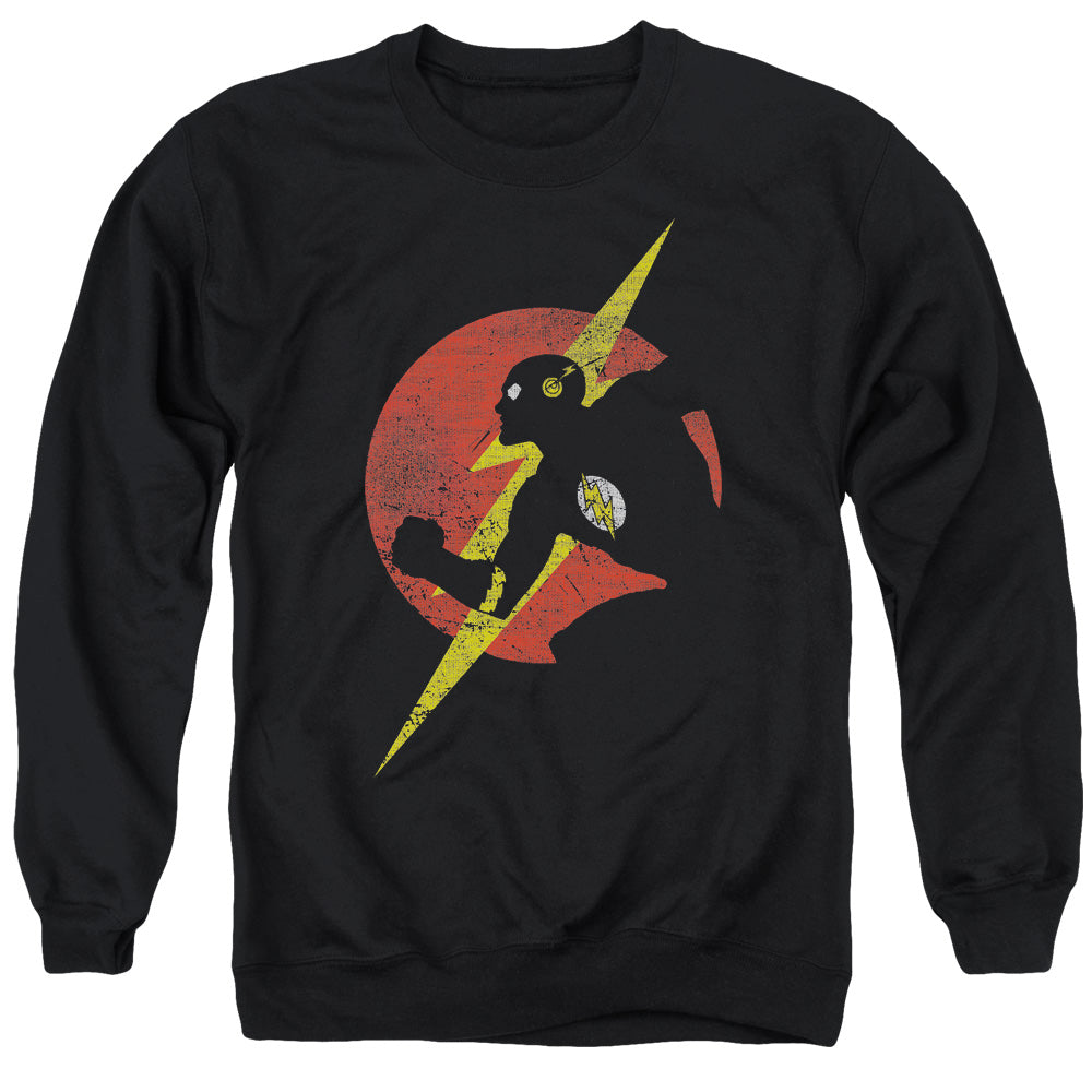 Flash Symbol Knockout Unisex Adult T Shirt Black