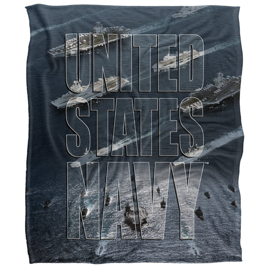 Navy Fleet 50x60 Blanket