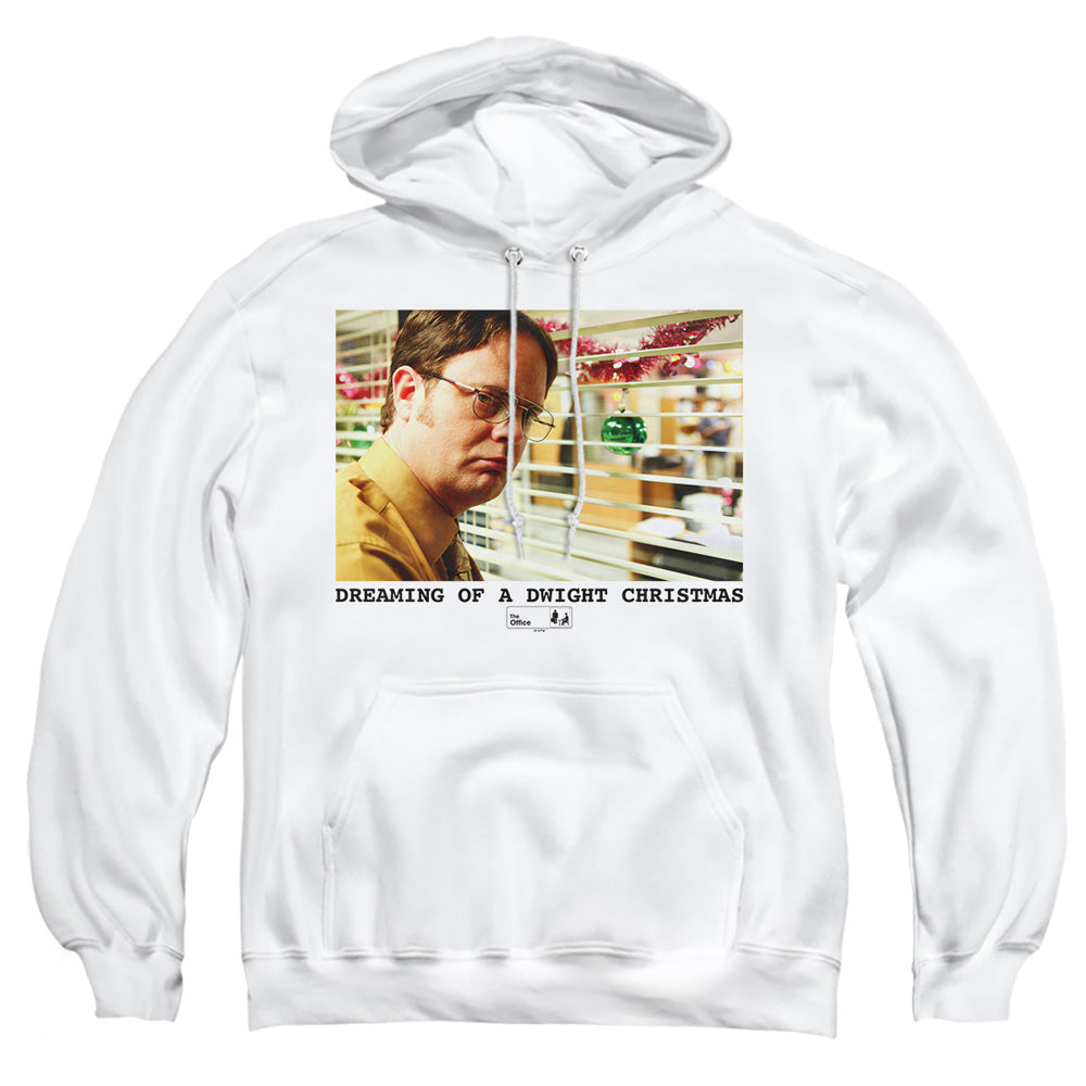 The Office Dreaming of a Dwight Christmas Adult Hoodie and Crewneck Sweatshirt White