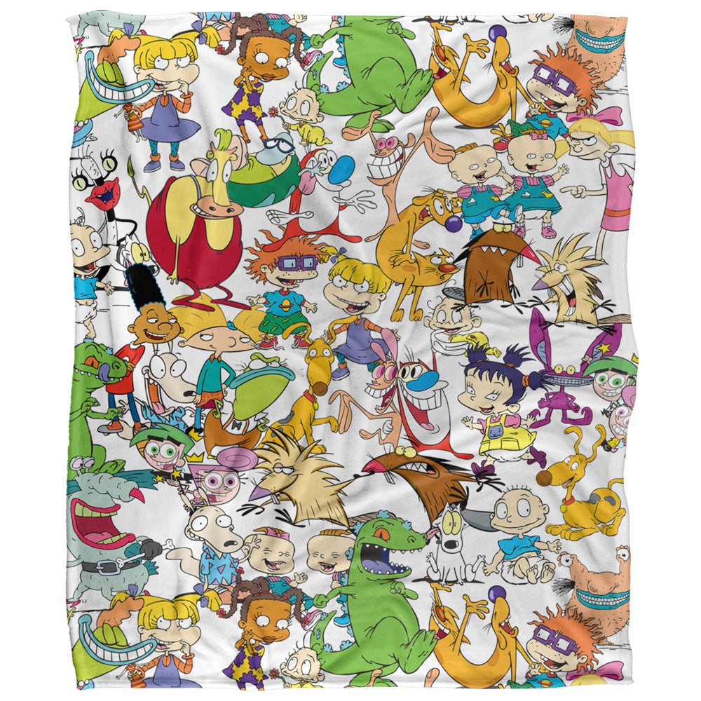 Classic 90's Nickelodeon Character Collage deals Rachel Throw Blanket