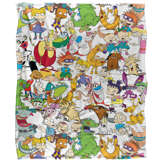 Nickelodeon Collage 50x60 Blanket