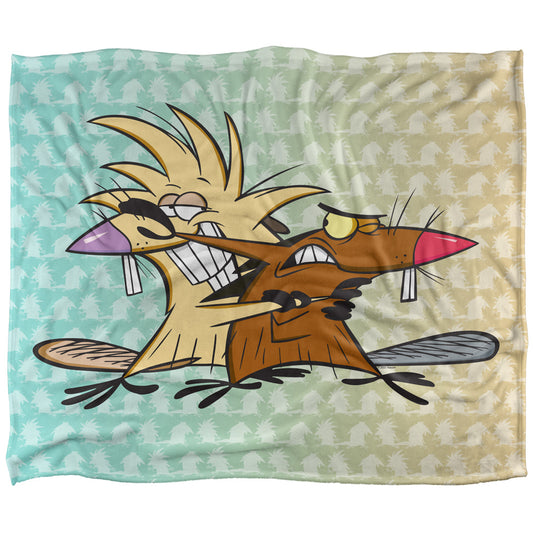Angry Beavers Brothers 50x60 Blanket