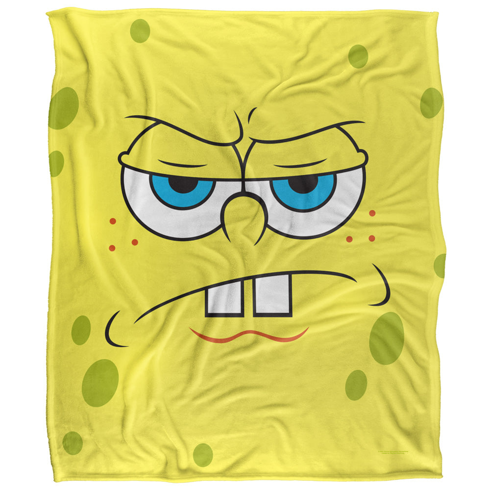 SpongeBob Angry Face 50x60 Blanket