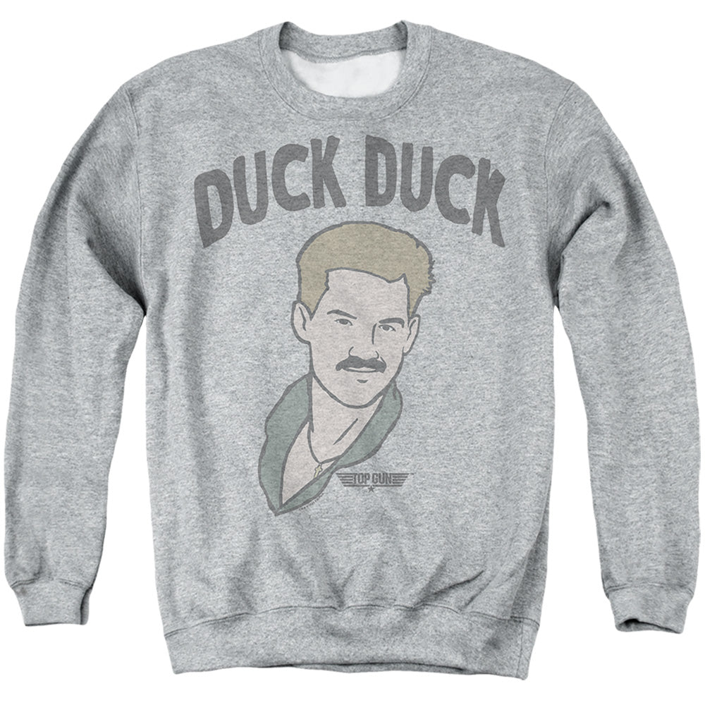 Top Gun RIP Goose Adult Crewneck Sweatshirt Athletic Heather