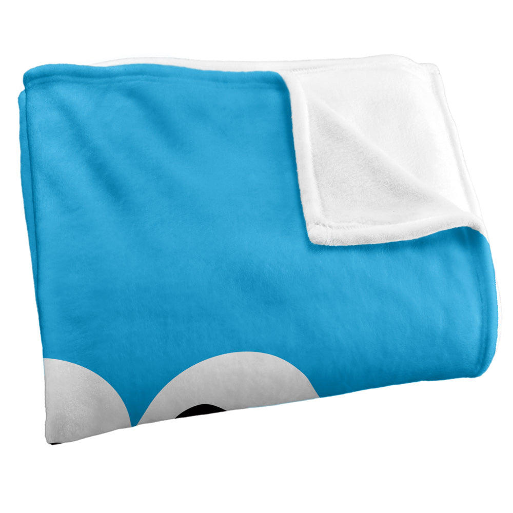 Cookie Monster Face 50x60 Blanket
