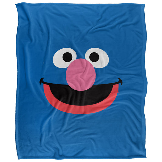 Grover Face 50x60 Blanket