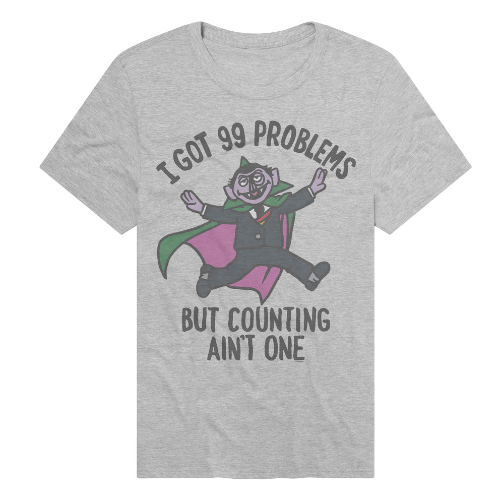 Sesame Street The Count 99 Problems T Shirt and Crewneck Grey