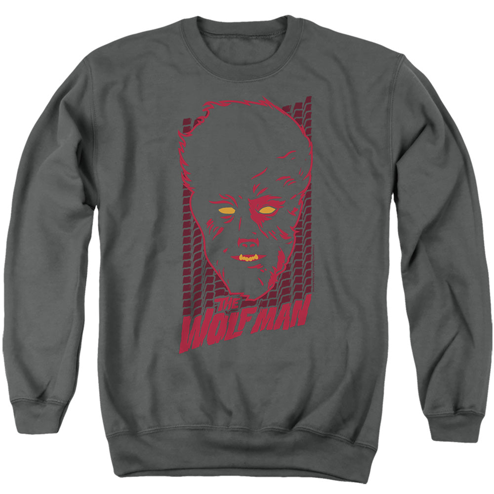 Universal Monsters Wolfman Neon Adult Unisex T Shirt Charcoal