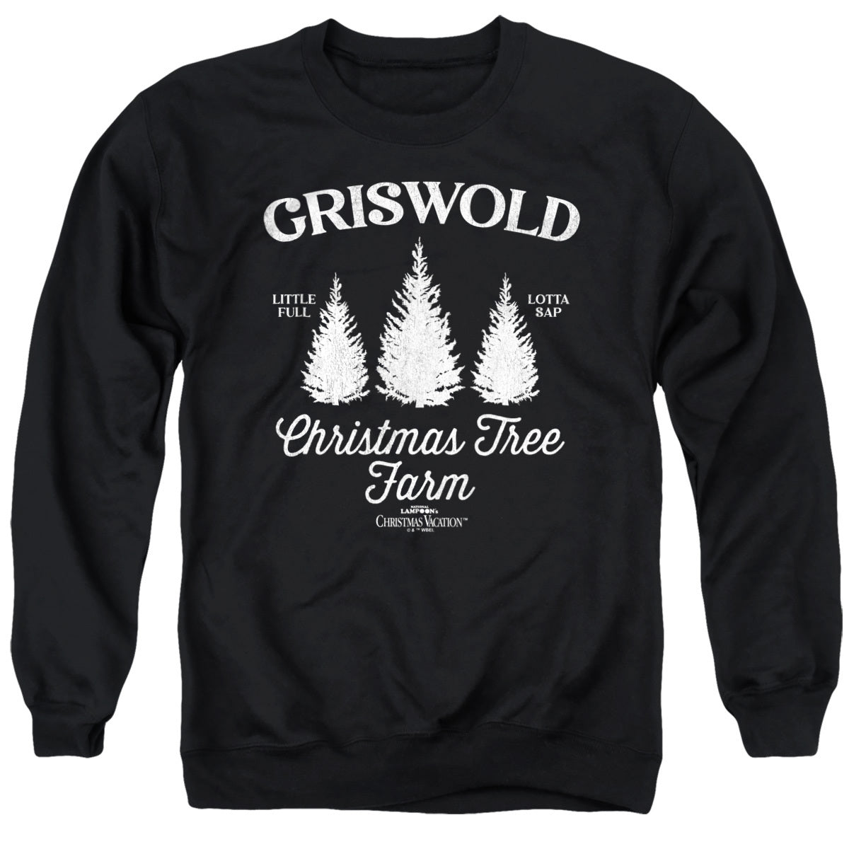 Christmas Vacation Griswold Christmas Tree Adult Hoodie and Crewneck Sweatshirt Black