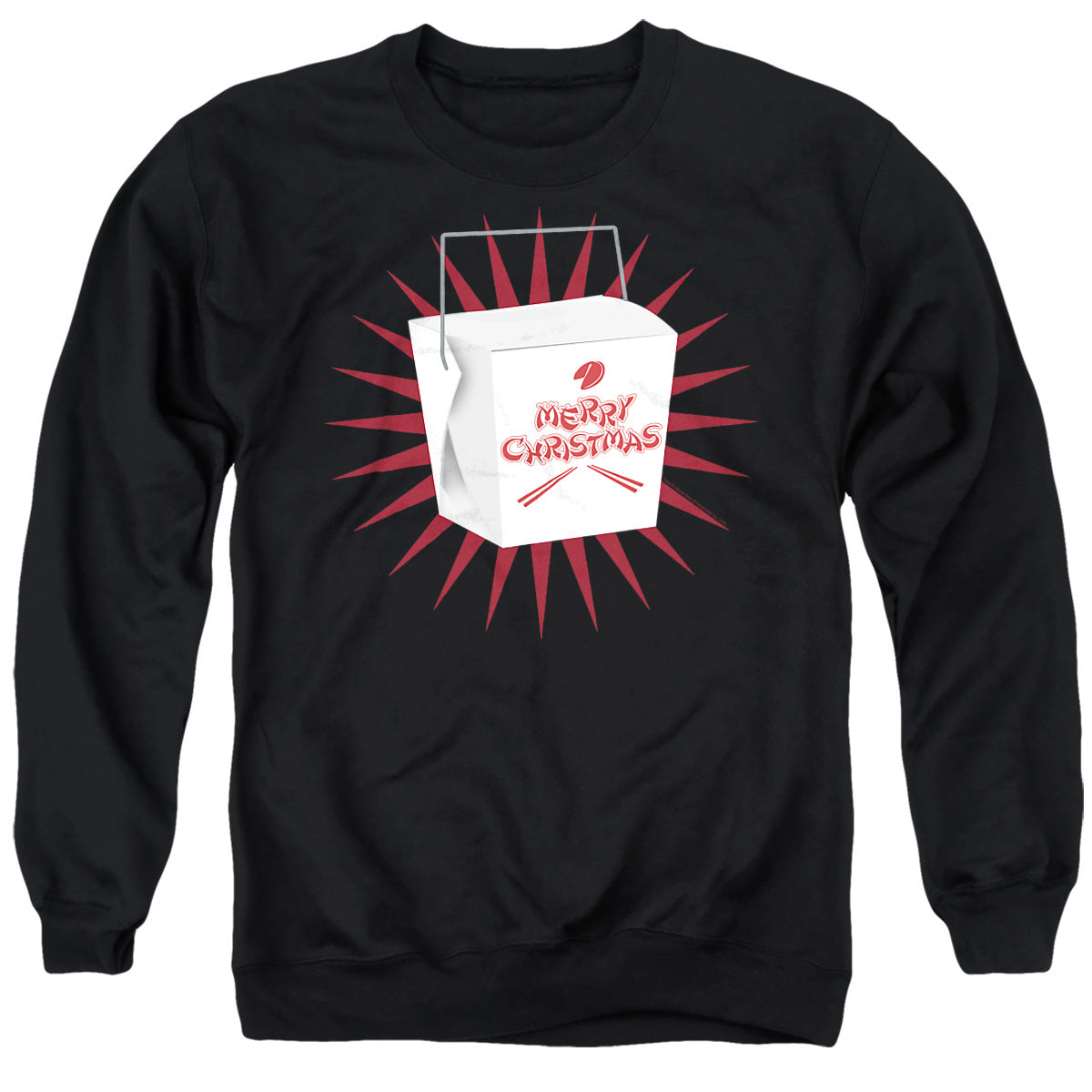 A Christmas Story Carry Out Christmas Adult Hoodie and Crewneck Sweatshirt Black