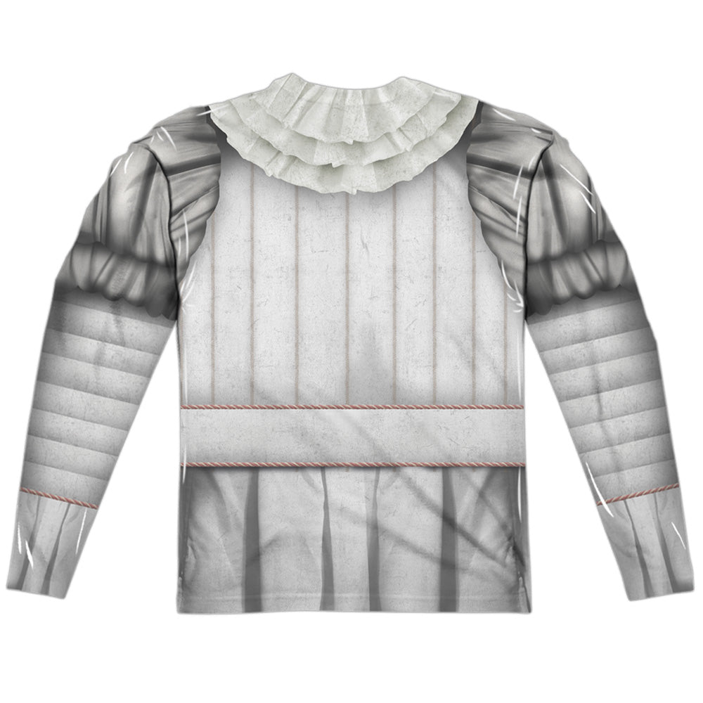 IT Pennywise Long Sleeve Double-Sided Sublimated Costume Adult T Shirt