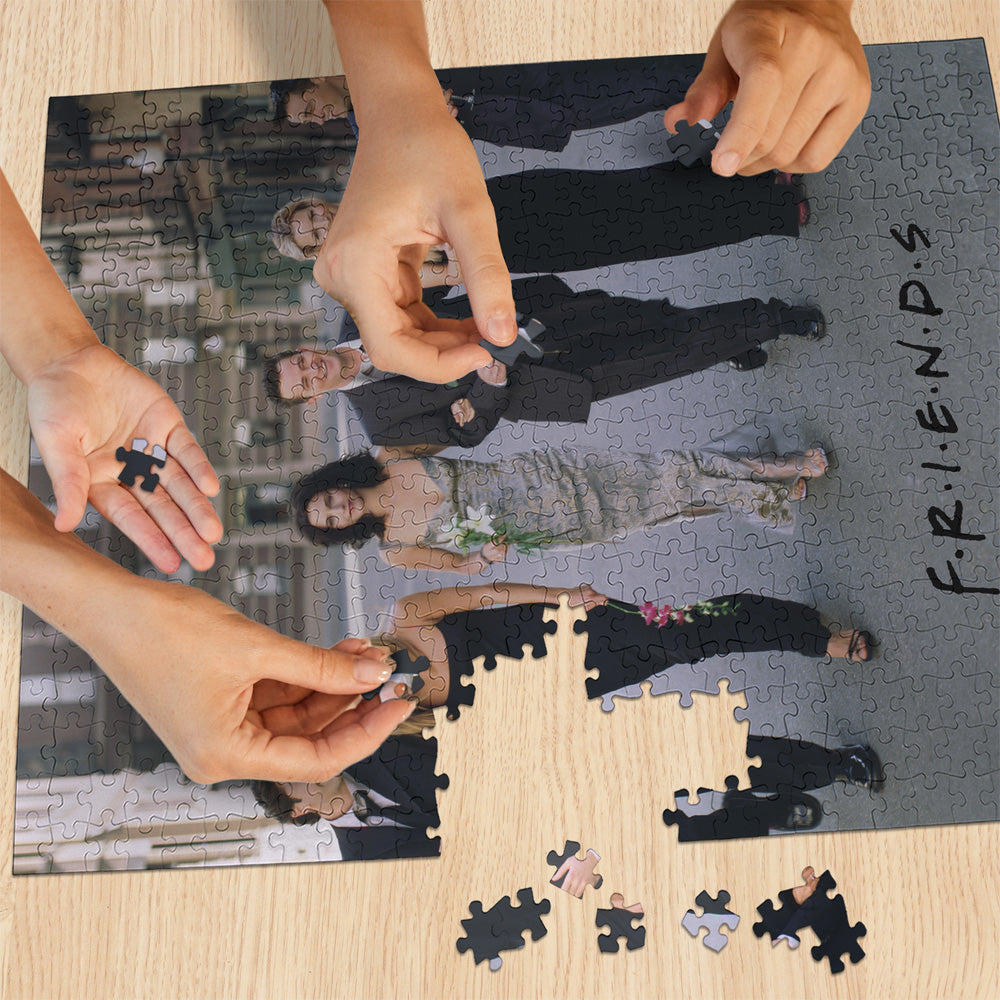 Friends Poster 500 Piece Jigsaw Puzzle for Adults, 16" L X 21.5" W