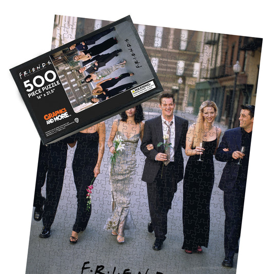 Friends Poster 500 Piece Jigsaw Puzzle for Adults, 16" L X 21.5" W