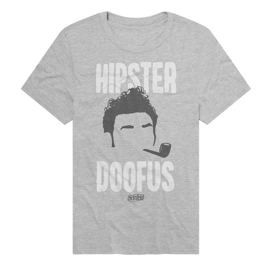 Hipster Doofus Kramer Seinfeld Adult T Shirt Grey