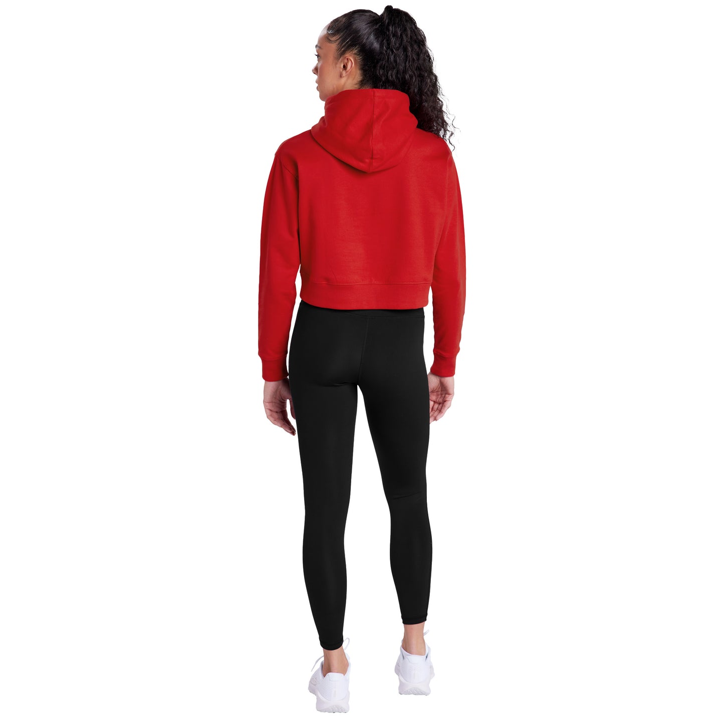 Merry Adult Women's Sweatshirt and Cropped Hoodie Red
