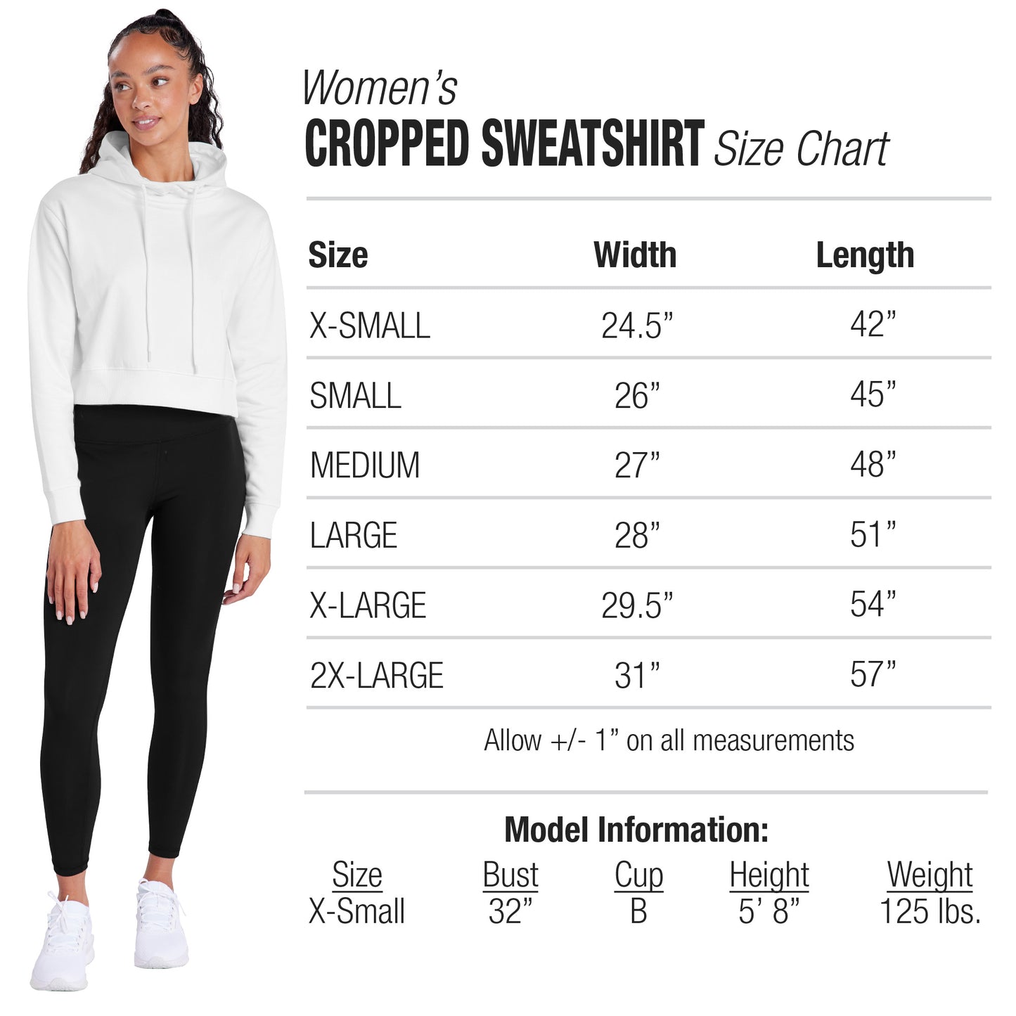 Naughty List Lifetime Member Christmas Women's Sweatshirt and Cropped Hoodie White