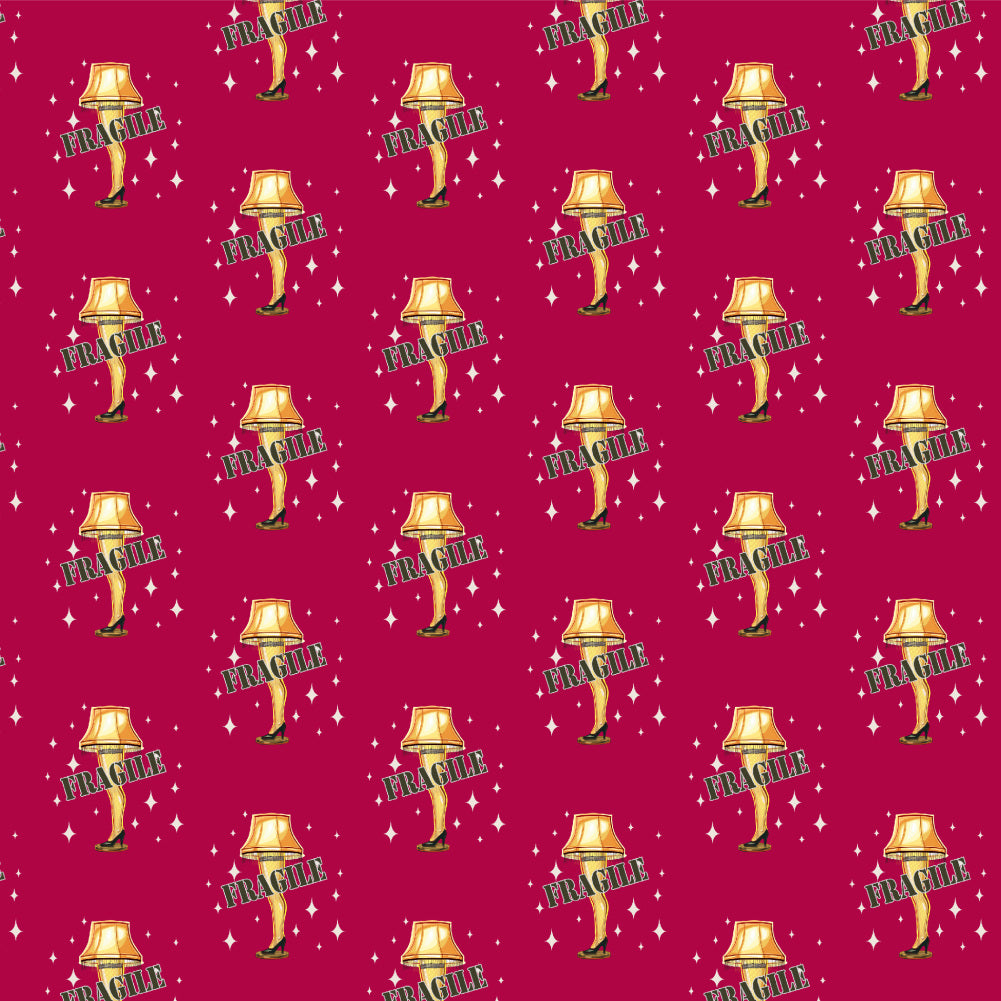 A Christmas Story Fragile Gift Wrap Wrapping Paper Rolls 30" x 72"