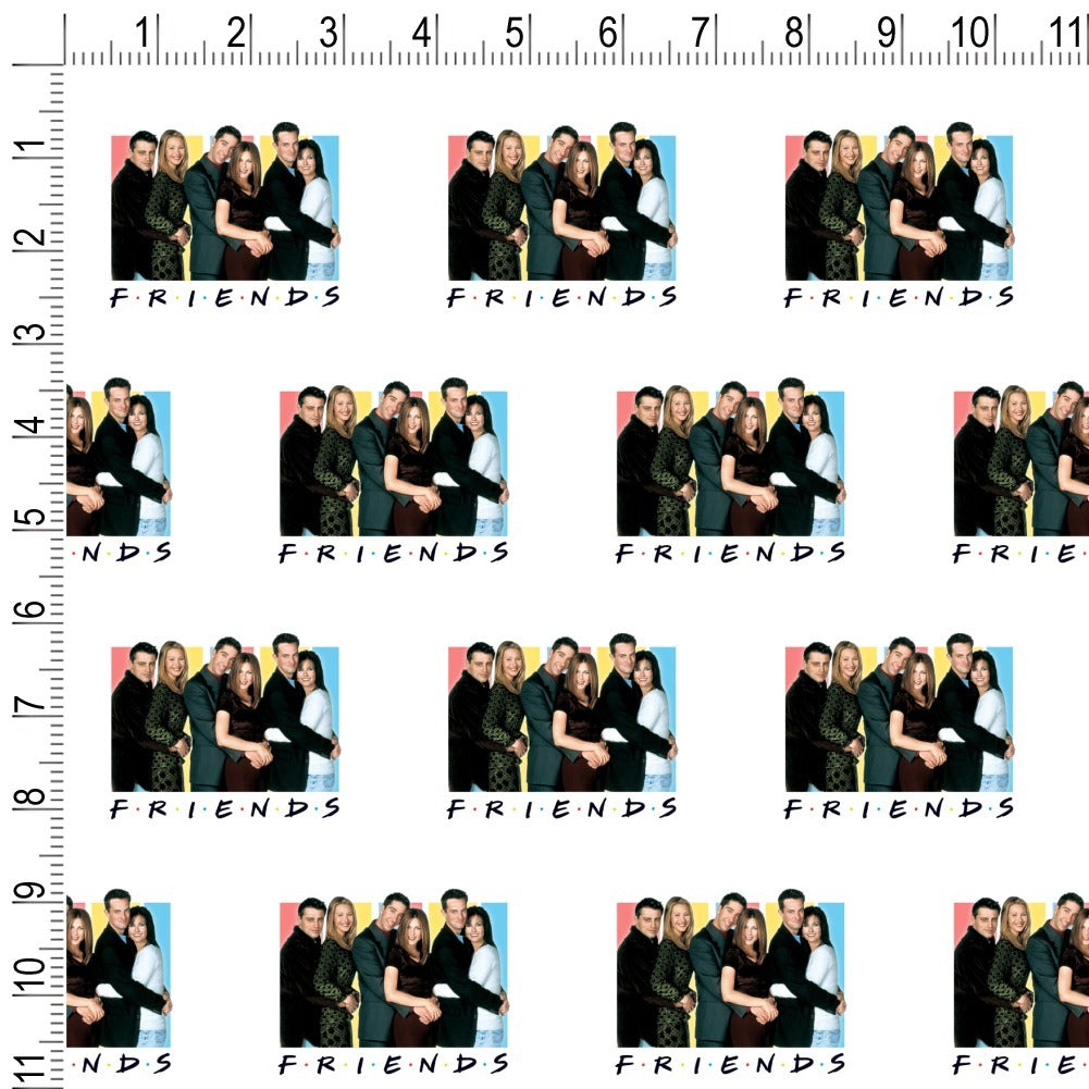 Friends It's All About Friends Gift Wrap Wrapping Paper Rolls 30" x 72"