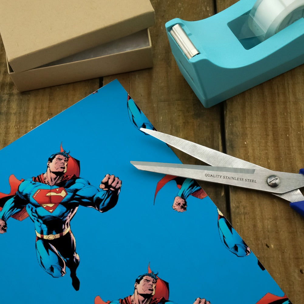 Superman Character Gift Wrap Wrapping Paper Rolls 30" x 72"
