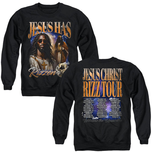 Black Jesus Has Rizzen | Crewneck Sweatshirts
