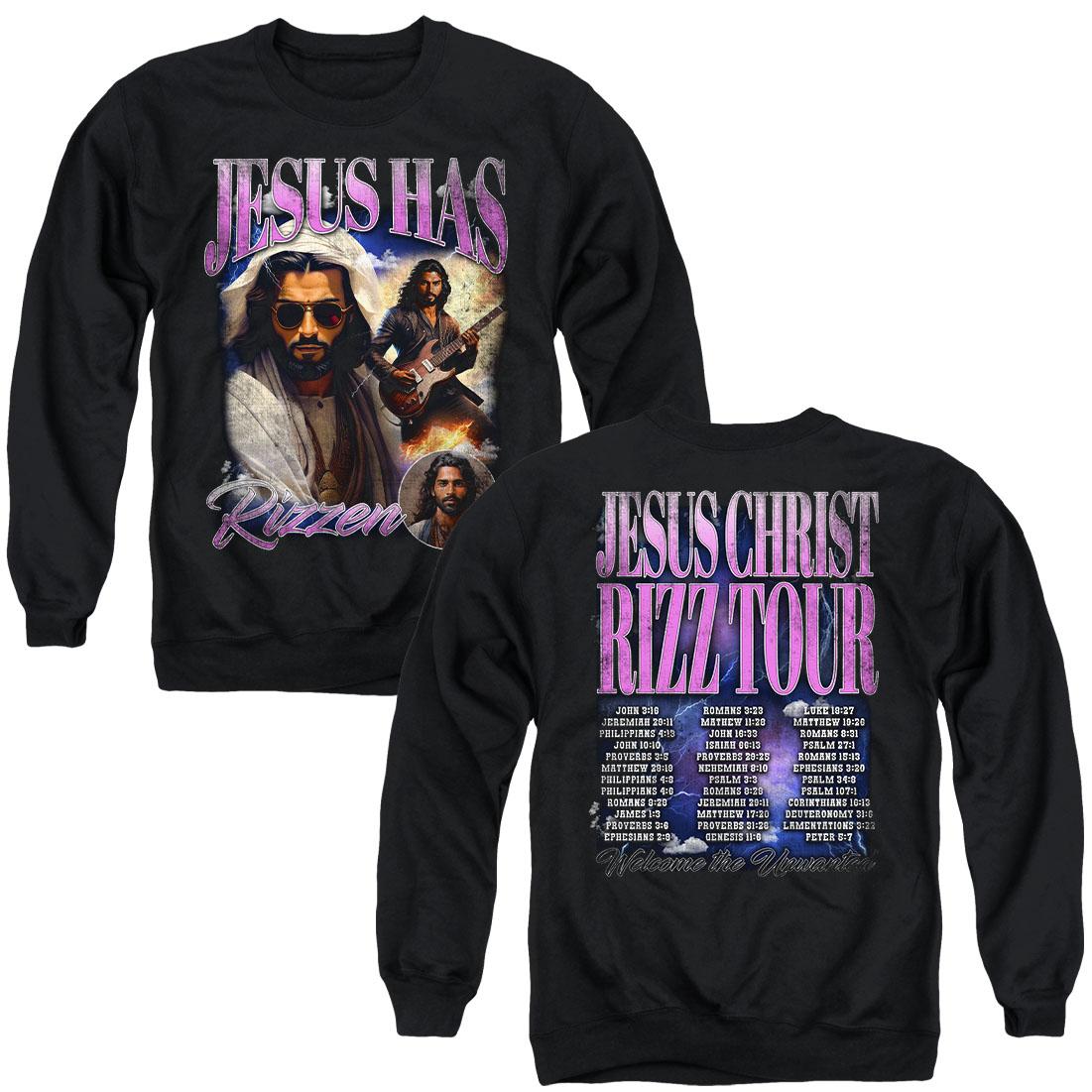 Middle Eastern Jesus Has Rizzen | Crewneck Sweatshirts