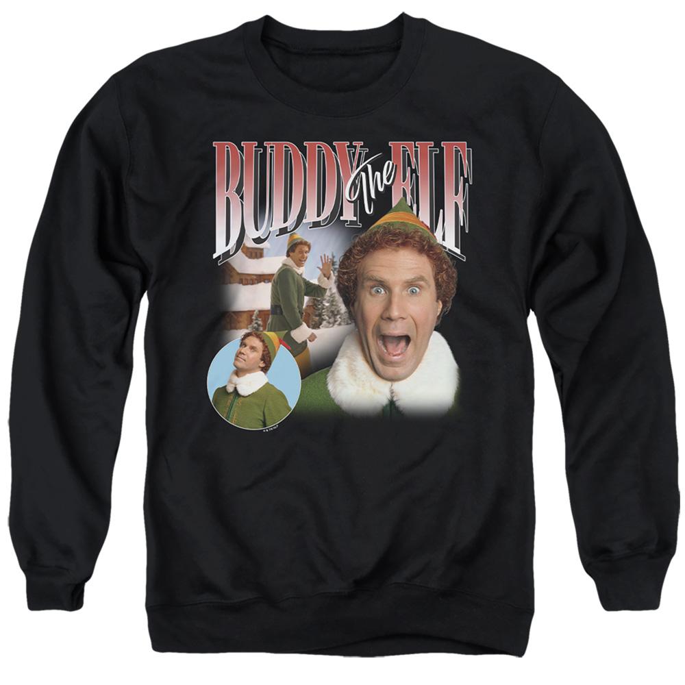 Elf Movie Buddy Retro Christmas Trio Unisex Adult Sweatshirt Black